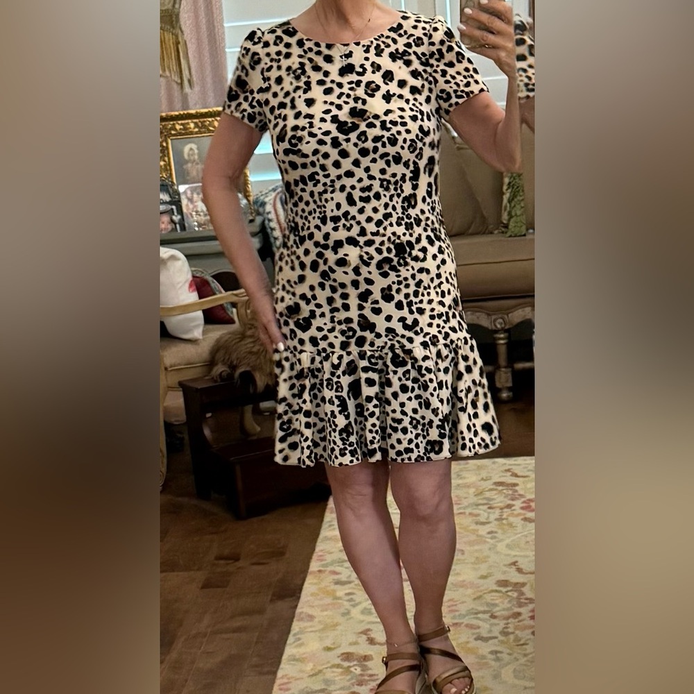 Betsy Johnson animal print dress 💋